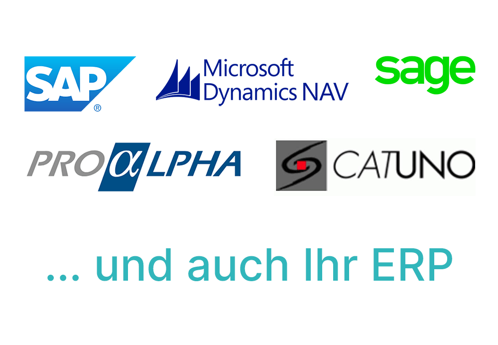 Kompatibel mit jedem ERP