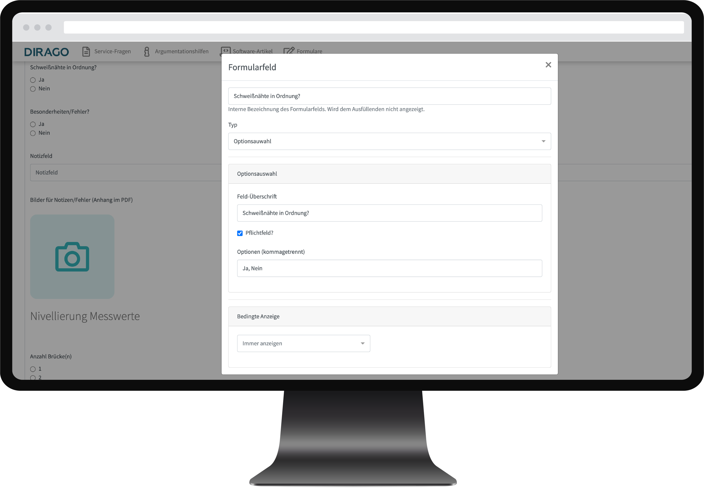 Formular Editor